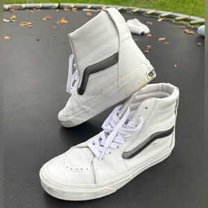 Leather and Holographic Vans